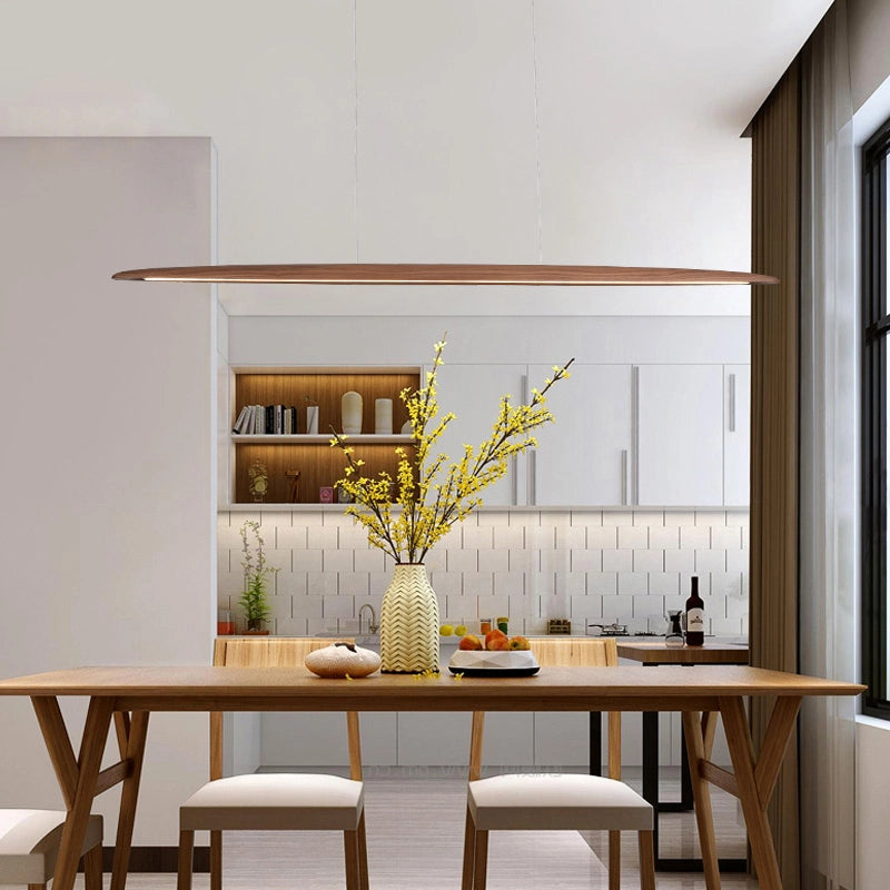 Bread Linear Wood Pendant