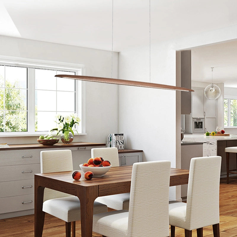 Bread Linear Wood Pendant