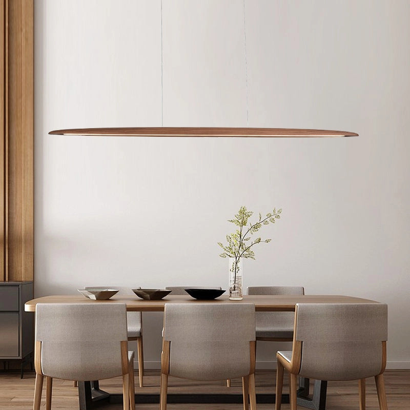 Bread Linear Wood Pendant