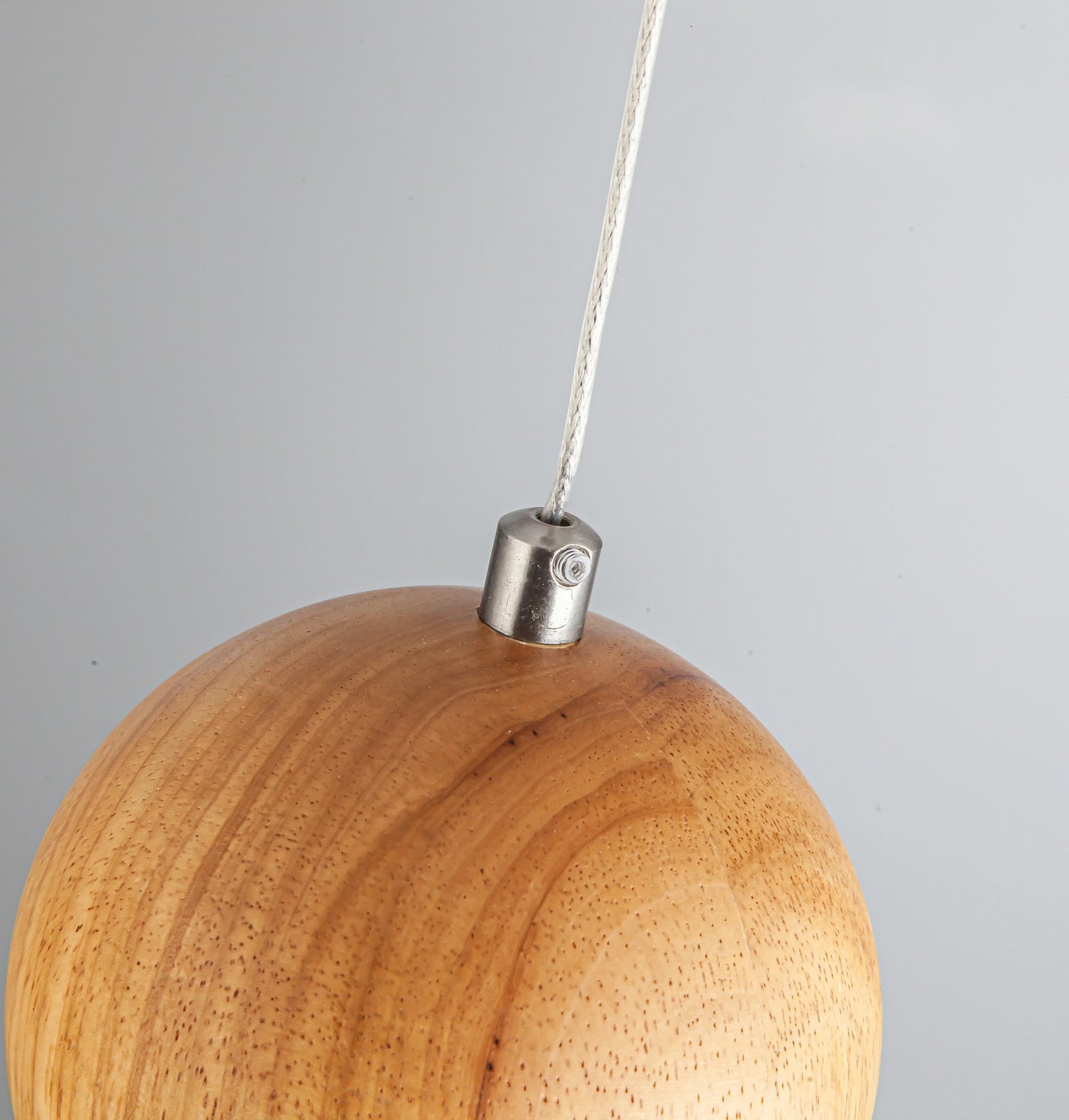 Orb Wood Pendant Light