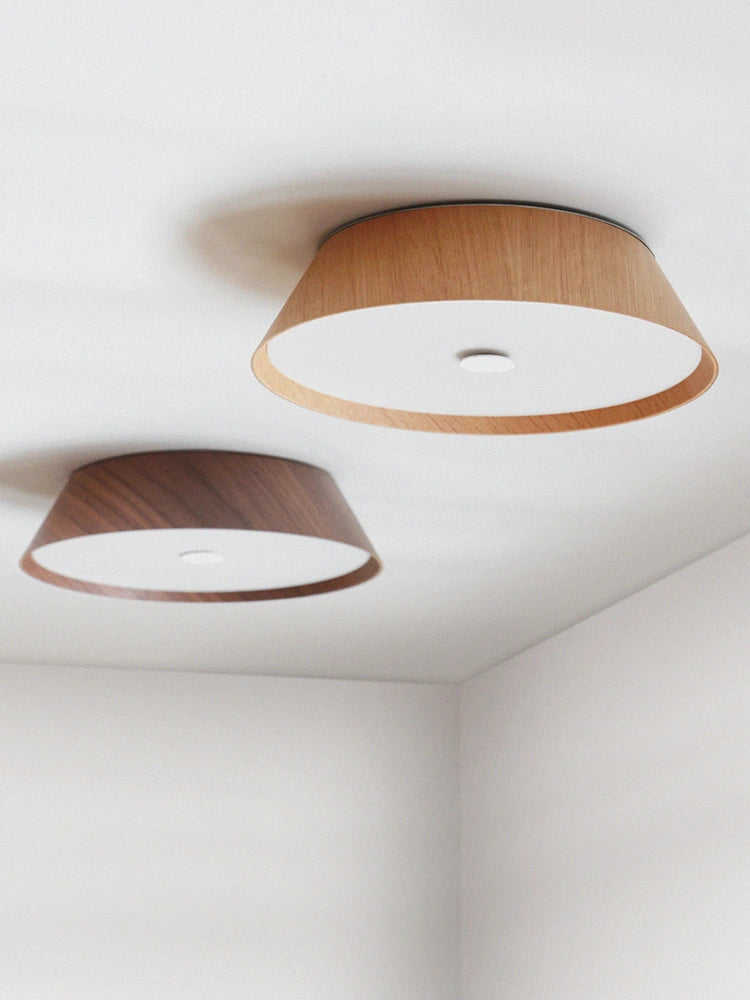 Wooden Circular Ceiling Light