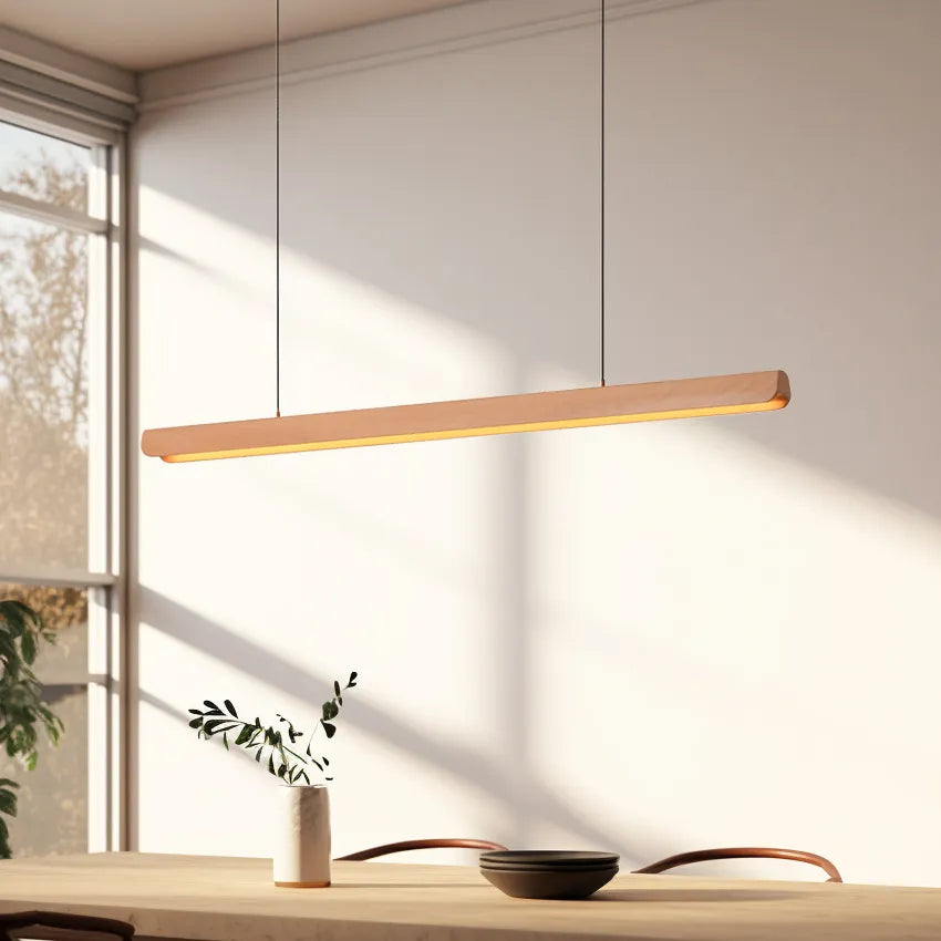 Boat Linear Wood Pendant