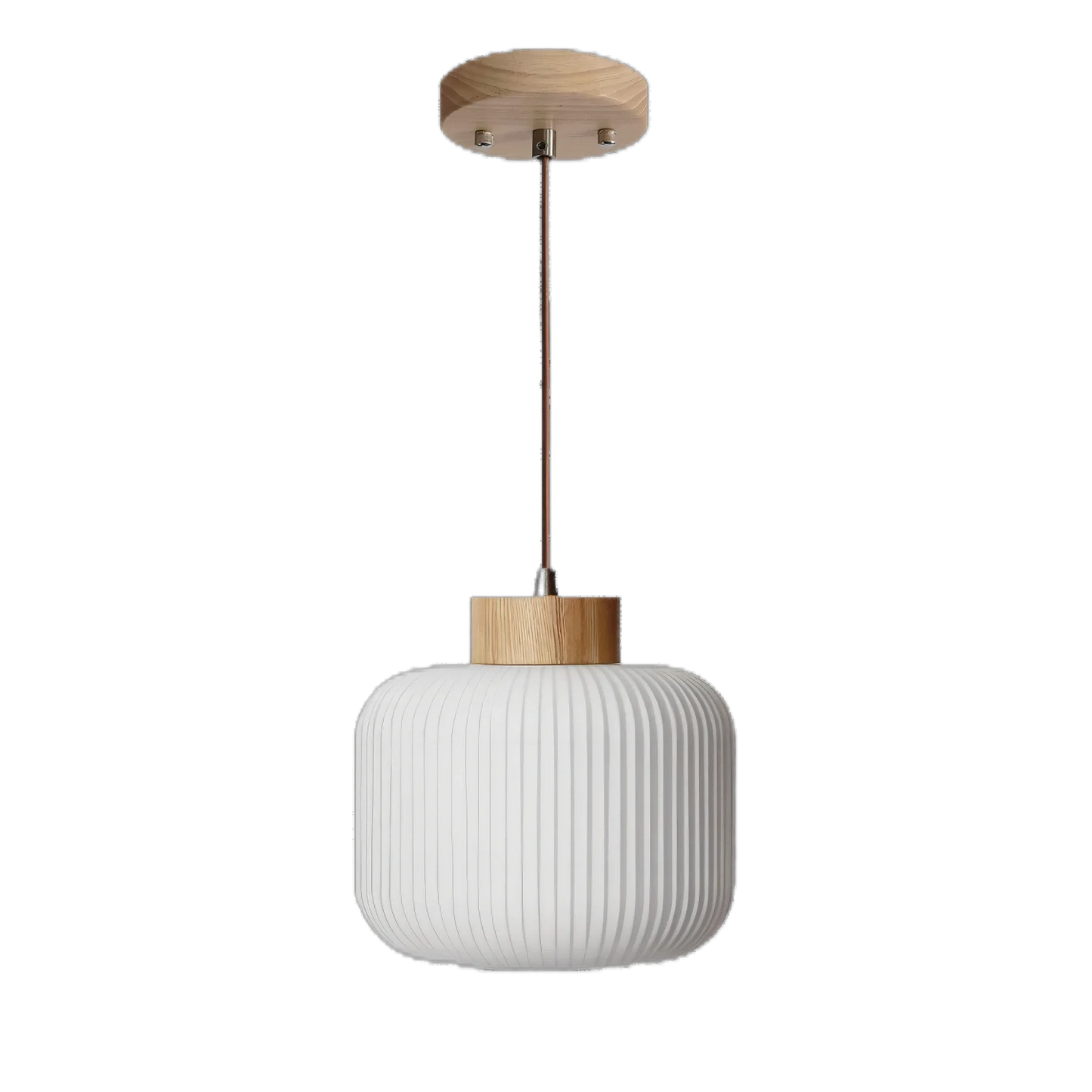 Candy Cup Wood Pendant Light