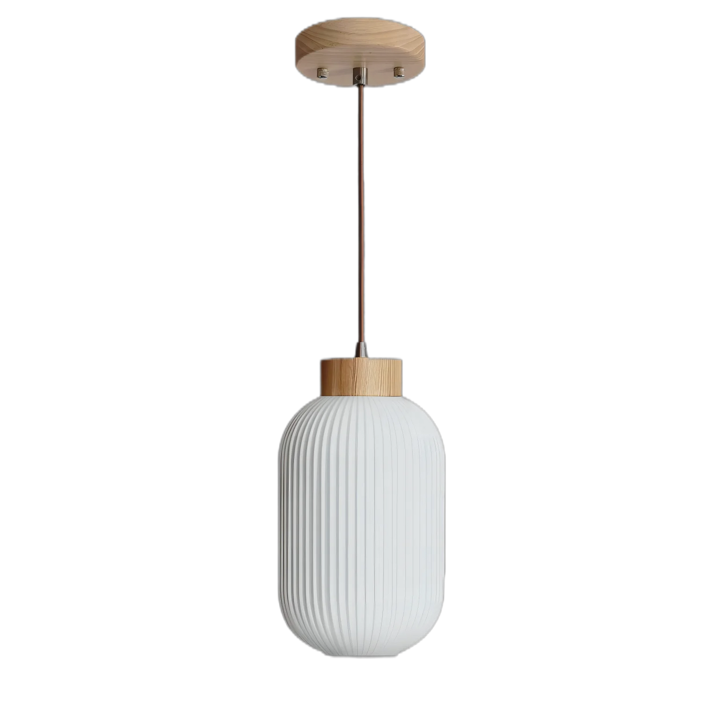 Candy Cup Wood Pendant Light