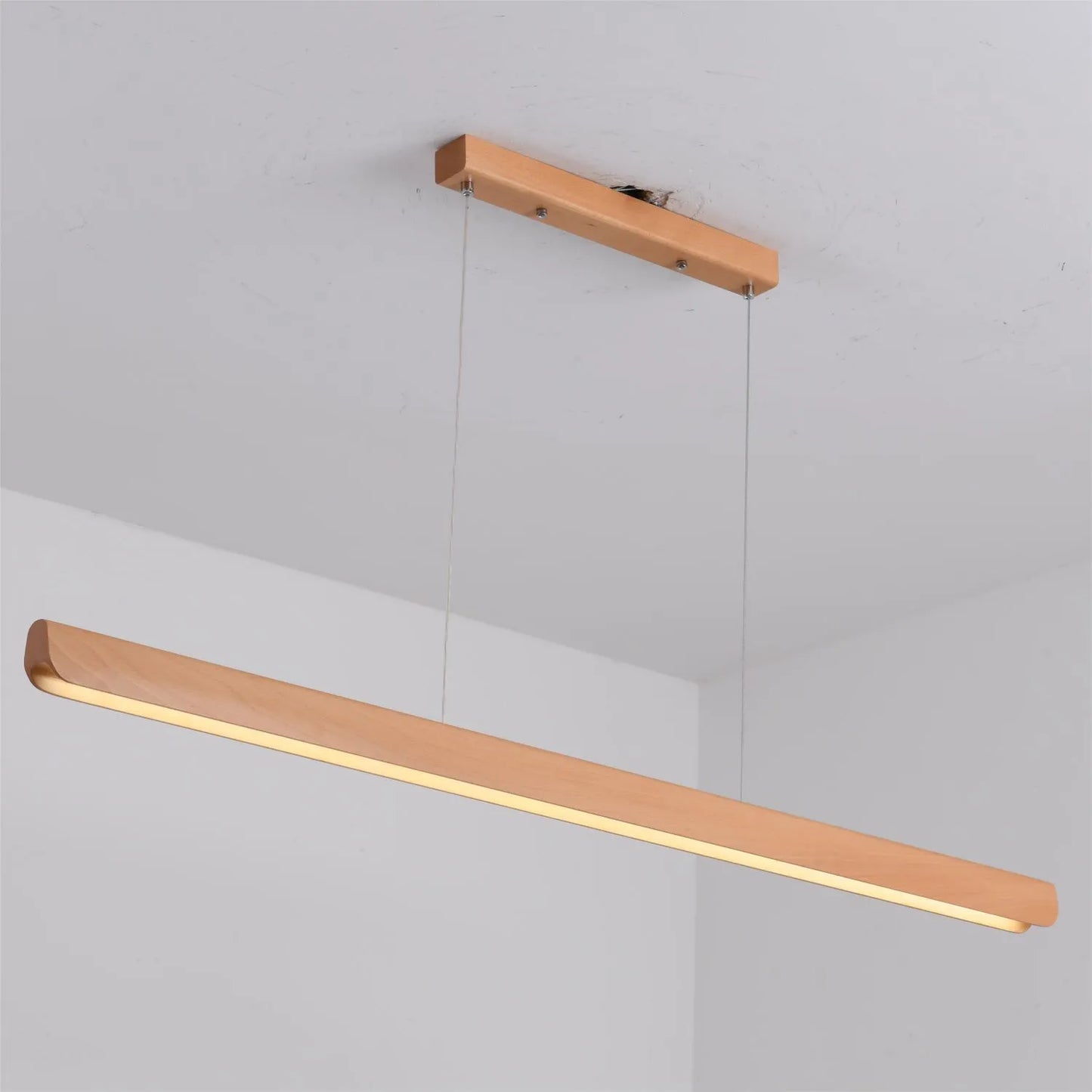 Boat Linear Wood Pendant