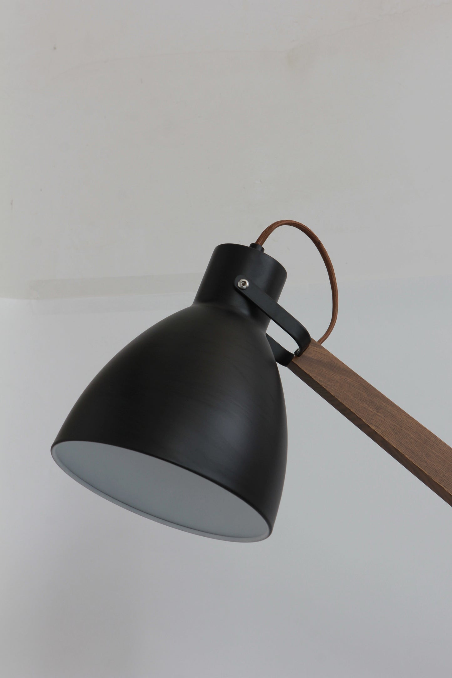 Walnut Wood Adjustable Floor Lamp