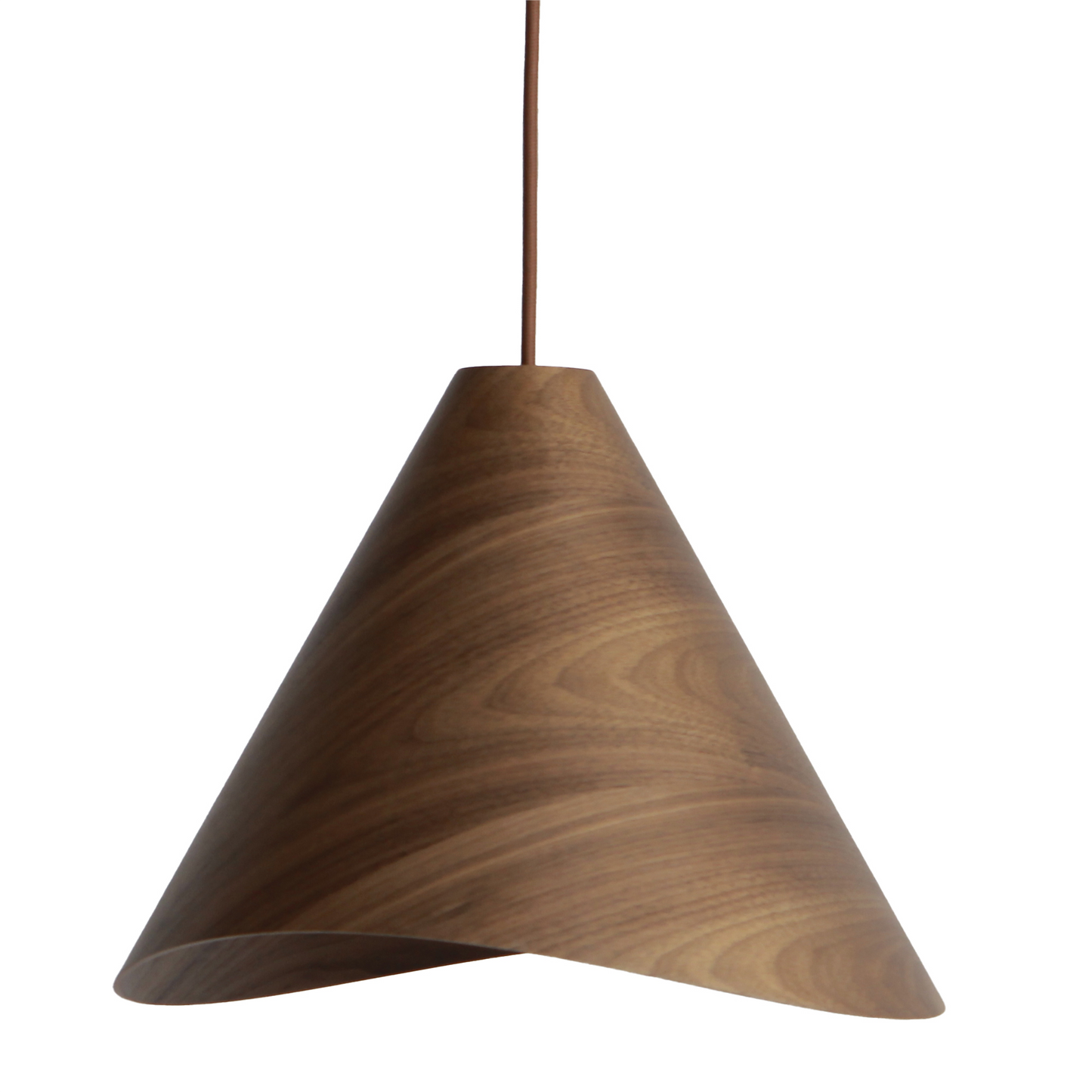 Conica Wood Pendant Light Curve