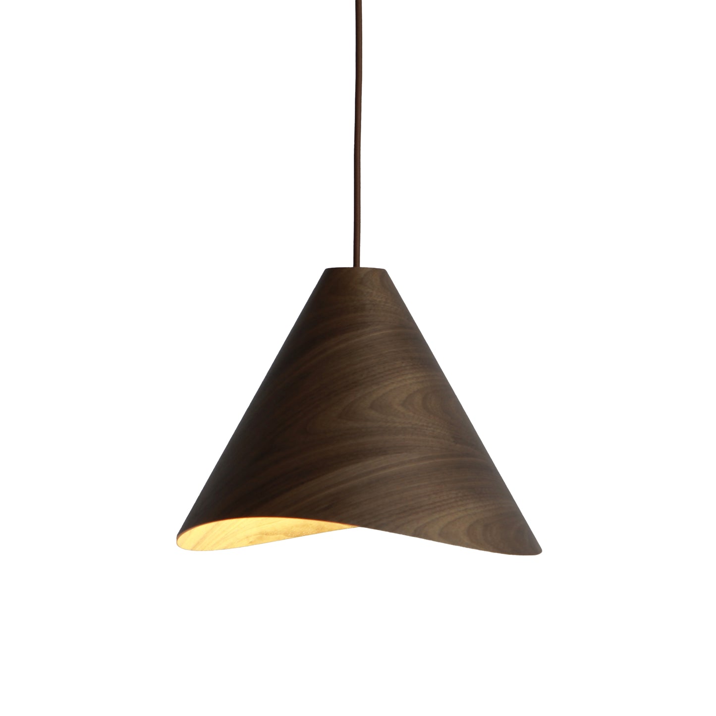 Conica Wood Pendant Light Curve