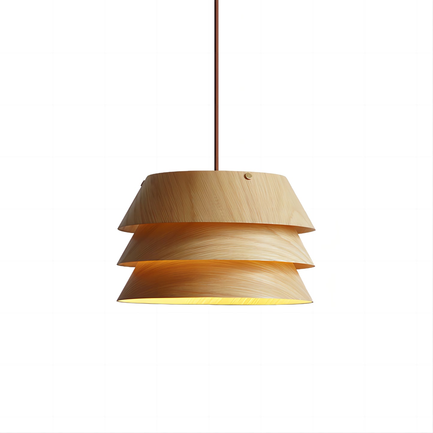 Cascade Wood Pendant Light