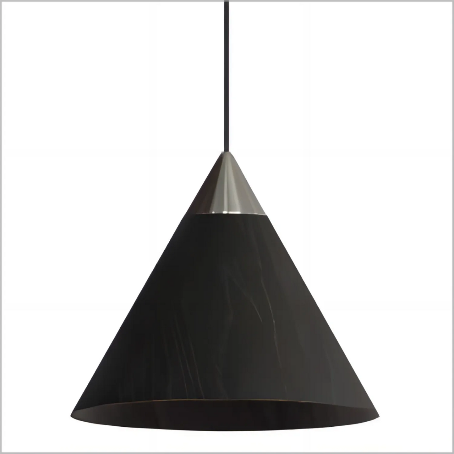 Conical Wood Pendant Light Adjustable Cable